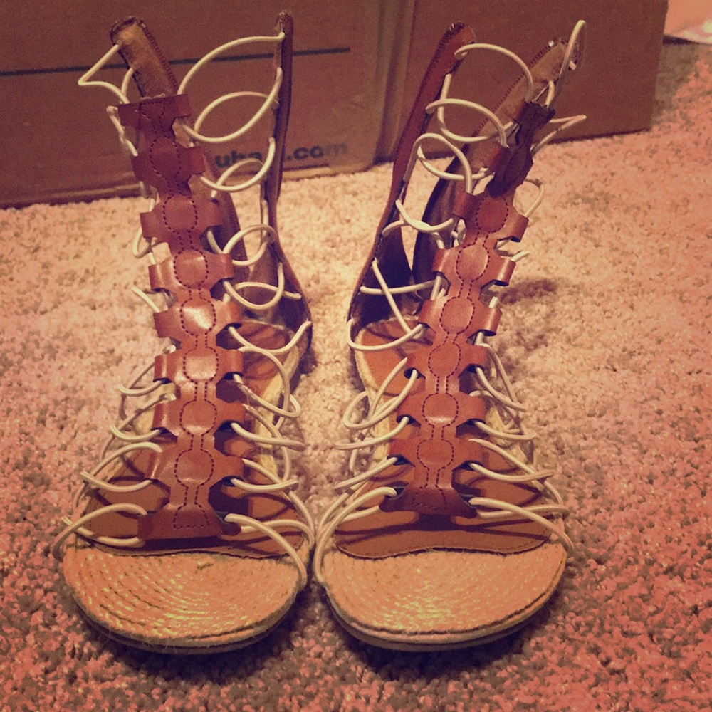Strappy gladiator sandals